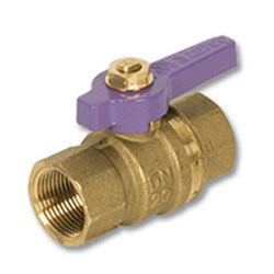 DR BRASS BALL VALVE -WATERMARK - Recycled Water x T Handle, BSP Female