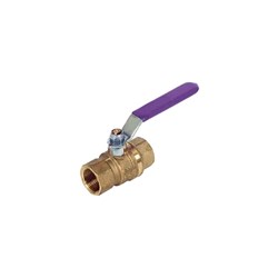 DR BRASS BALL VALVE - AGA & WATERMARK x Recycled Water, BSP Female