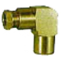 BRASS INTERNAL COMPRESSION FITTING x 90 Elbow - Imperial tube x BSPP female thread
