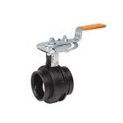 CAST IRON BUTTERFLY VALVE - WAFER x Lever Operated, Shouldered, EPDM seals