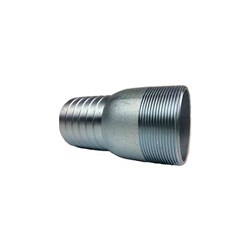 304 STAINLESS STEEL COMBINATION NIPPLE - Serrated hosetail x BSPT Male