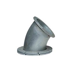 GAL FLANGED 45 ELBOW Fixed x Swivel Flange