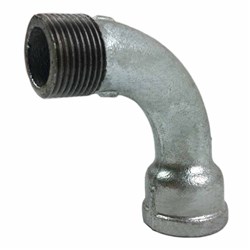 GALVANISED IRON PIPE FITTING - 90 BEND x BSP Male x Female