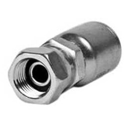 316 STAINLESS STEEL HYDRAULIC HOSE CRIMP COUPLING - BSPP Female Swivel