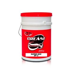 HI-TEC OILS SUPER RED EP-2 GREASE 20Kgs is NLGI No. 2 Tacky lithium soap and caters for normal to unusually high load service conditions and is recommended for automotive, marine and industrial applications.