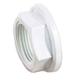 NYGLASS HOSETAIL TANK OUTLET FLANGED BACKNUT - White, BSPP