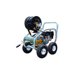 SCUD AB40 COMMERCIAL BLASTER, 13 LPM x 4000 PSI, stainless frame & hose reel