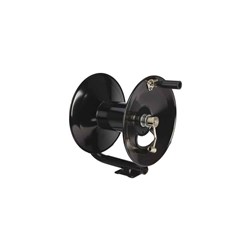 STEEL HOSE REEL - 5000 PSI rated for 30 metres 3/8" hose, BSP male swivel inlet