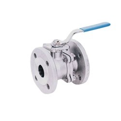 STAINLESS STEEL 316 BALL VALVE x 2 Piece FIRESAFE, Flanged ANSI 150, Lever