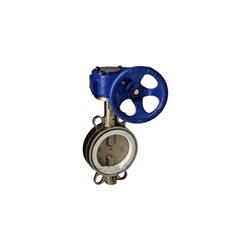 STAINLESS STEEL BUTTERFLY VALVE - WAFER x Gear Operated, EPDM seals