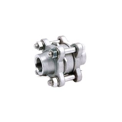 STAINLESS STEEL 316 SPRING CHECK VALVE x 3 Piece, BSP Female, PTFE