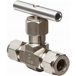 STAINLESS STEEL 316 NEEDLE VALVE, High Pressure, Tube Compression
